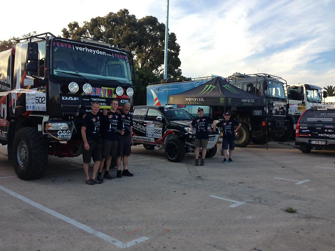 Feryn Dakar Sport warmt zich op in de Rally Libya: "Concurrentie niet van de poes"